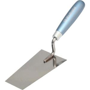 Štukatérska murárska lyžica trapézová z nehrdzavejúcej ocele 80x140x55 mm 0901 vyobraziť