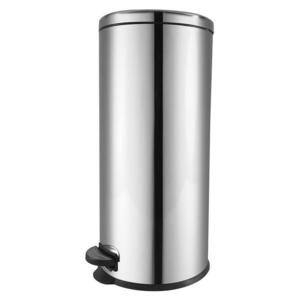 Odpadkový kôš 30 l striebro vyobraziť