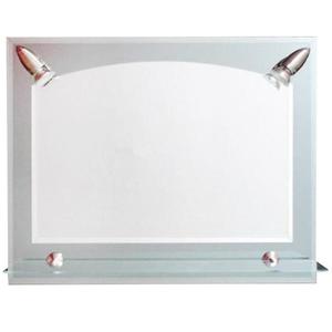 Kúpeľňové zrkadlo s nástennými svetlami a poličkou 198 67x54 vyobraziť