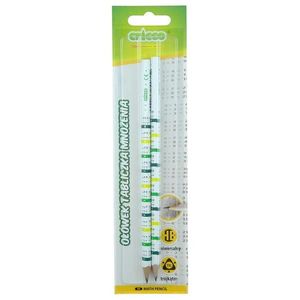 Ceruzka Cricco trojuhlá s násobilkou HB 2 ks blister vyobraziť