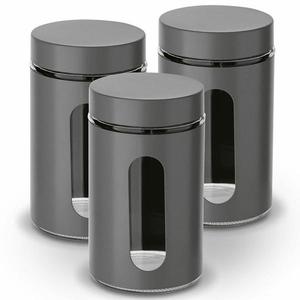 Súprava nádob sivý vyobraziť