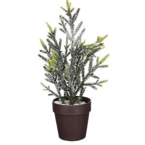 Vianočný stromček zelený omrznutý výš. 30 x hl. 15 cm 1121023 vyobraziť