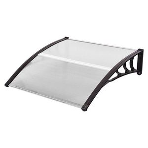 Plastová strieška v rôznych veľkostiach a farbách-Čierna-120x90 cm vyobraziť