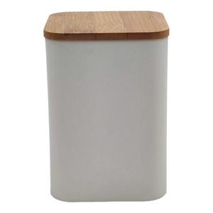 Kontajner s bambusovým vekom white FTC698 9x9x13, 5h cm vyobraziť