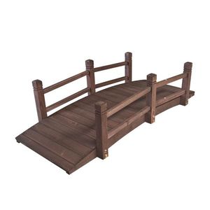 Záhradný drevený mostík vyobraziť