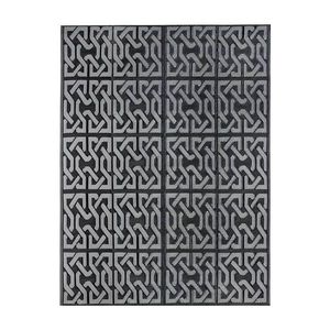 Vonkajší koberec, obojstranný, 180 x 120 cm, sivý vyobraziť