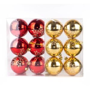 Sada vianočných gúľ priemer 8 cm 6 ks mix 46055 vyobraziť