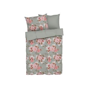 LIVARNO home Posteľná bielizeň zo saténového mikrovlákna, 200 x 220 cm (kvety) vyobraziť