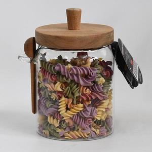 Sklenená nádoba s lyžičkou 600ML S59-0175-12-AP vyobraziť