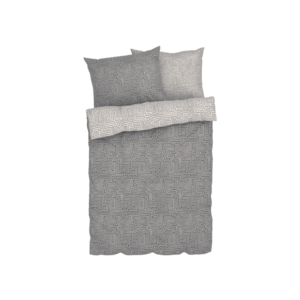 LIVARNO home Posteľná bielizeň zo saténového mikrovlákna, 200 x 220 cm (geometrické tvary) vyobraziť