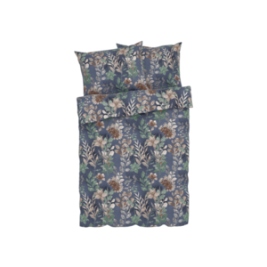 LIVARNO home Posteľná bielizeň zo saténového mikrovlákna, 200 x 220 cm (listy) vyobraziť