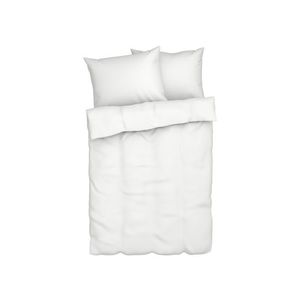 LIVARNO home Mušelínová posteľná bielizeň, 200 x 220 cm (biela) vyobraziť