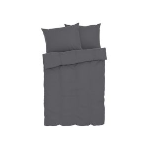 LIVARNO home Mušelínová posteľná bielizeň, 200 x 220 cm (sivá) vyobraziť