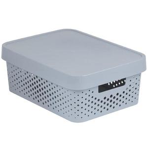 Úložný box s vrchnákom Infinity 11l 229163 svetlosivá vyobraziť