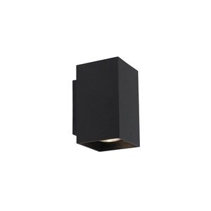 Moderné inteligentné nástenné svietidlo čierne vrátane 2 WiFi GU10 - Sandy vyobraziť