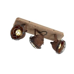 Inteligentný reflektor hrdzavo hnedý nastaviteľný vrátane 3 WiFi GU10 - Gina vyobraziť