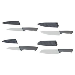 SILVERCREST® Súprava nožov z nehrdzavejúcej ocele (4-dielna súprava, sivá) vyobraziť