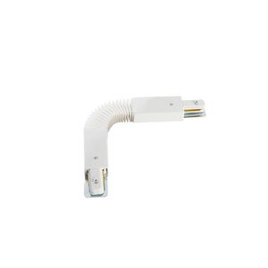 Nastaviteľný konektor pre 1-fázovú koľajnicu biely vyobraziť