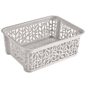 Košík Bamboo biely vyobraziť