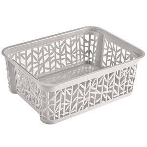 Košík Bamboo biely vyobraziť