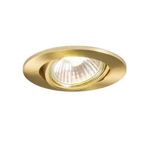 Inteligentné zapustené bodové svietidlo zlaté, naklápacie, vrátane Wifi GU10 - Cisco vyobraziť