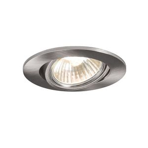 Inteligentné zapustené bodové svietidlo oceľové, naklápacie, vrátane Wifi GU10 - Cisco vyobraziť