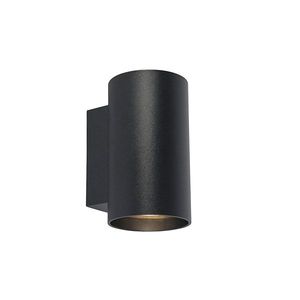 Inteligentné dizajnové nástenné svietidlo čierne vrátane 2 Wifi GU10 - Sandy vyobraziť