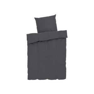 LIVARNO home Obojstranná posteľná bielizeň z bavlneného saténu, 140 x 200 cm (tmavomodrá) vyobraziť