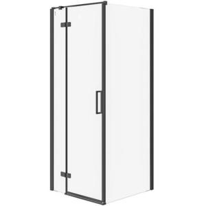 Sprchový kút Jota ľavý 80x80x195 čierny profil vyobraziť