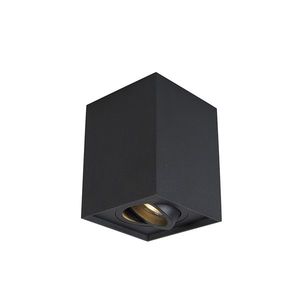 Inteligentný reflektor čierny nastaviteľný vrátane WiFi GU10 - Quadro Up vyobraziť