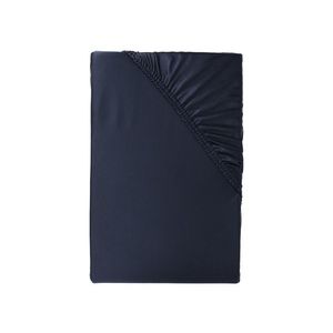 LIVARNO home Džersejová napínacia plachta z mikrovlákna, 140 – 160 x 200 cm (modrá) vyobraziť