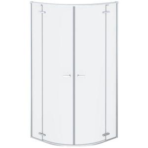 Sprchový kút polkruhový Delta2 90x90195 chróm vyobraziť