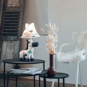 Detská stolná lampa Kôň Hviezdy Vrátane LED - Finn vyobraziť