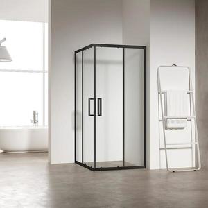 Sprchový kút Atlas 90x90x210 black vyobraziť