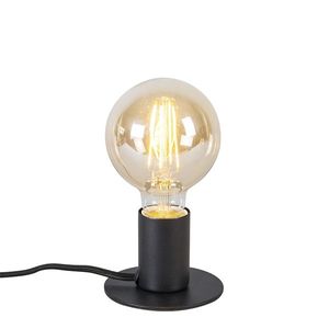 Moderná stolná lampa čierna - Facil vyobraziť