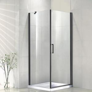 Sprchový kút Vela Black 80x80x190 vyobraziť