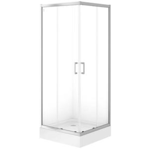 Sprchový kút štvorcový Brasco 80x80x190 chróm S168-005 vyobraziť