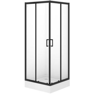 Sprchový kút štvorcový Brasco 80x80x190 black S168-007 vyobraziť