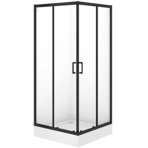 Sprchový kút štvorcový Brasco 90x90x190 black S168-008 vyobraziť
