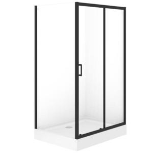 Sprchový kút obdĺžnikový Brasco Slide 120x90x190 black S168-016 vyobraziť
