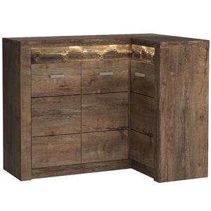 Komoda rohová Indianapolis I15K tmavý jaseň vyobraziť