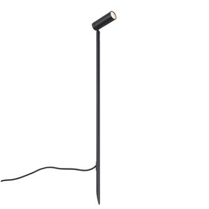 Bodové svietidlo čierne 80 cm vrátane LED nastaviteľné IP65 vrátane kábla a zástrčky - Carl vyobraziť