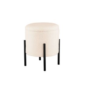 LIVARNO home Stolička s úložnou priehradkou (plyš/kovové nohy) vyobraziť