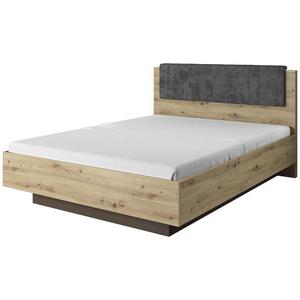 Posteľ 160 s úložným priestorom Arco dub artisan/grafit vyobraziť