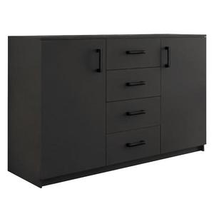 Komoda Bahli čierna mat vyobraziť