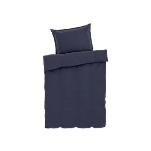 LIVARNO home Posteľná bielizeň z bavlneného saténu, 140 x 200 cm (modrá) vyobraziť