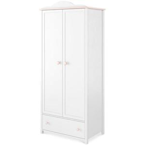 Skriňa 2D Luna LN-12 biely/ružové vyobraziť