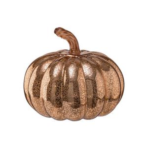 LIVARNO home Dekoratívna LED tekvica (zlatá/široká) vyobraziť