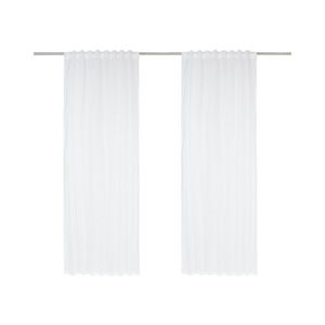 LIVARNO home Závesy, 135 x 254 cm, 2 kusy (biela) vyobraziť