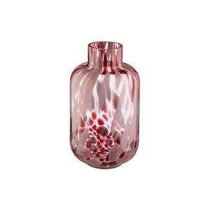 LIVARNO home Sklená váza (váza v tvare fľaše/červená) vyobraziť